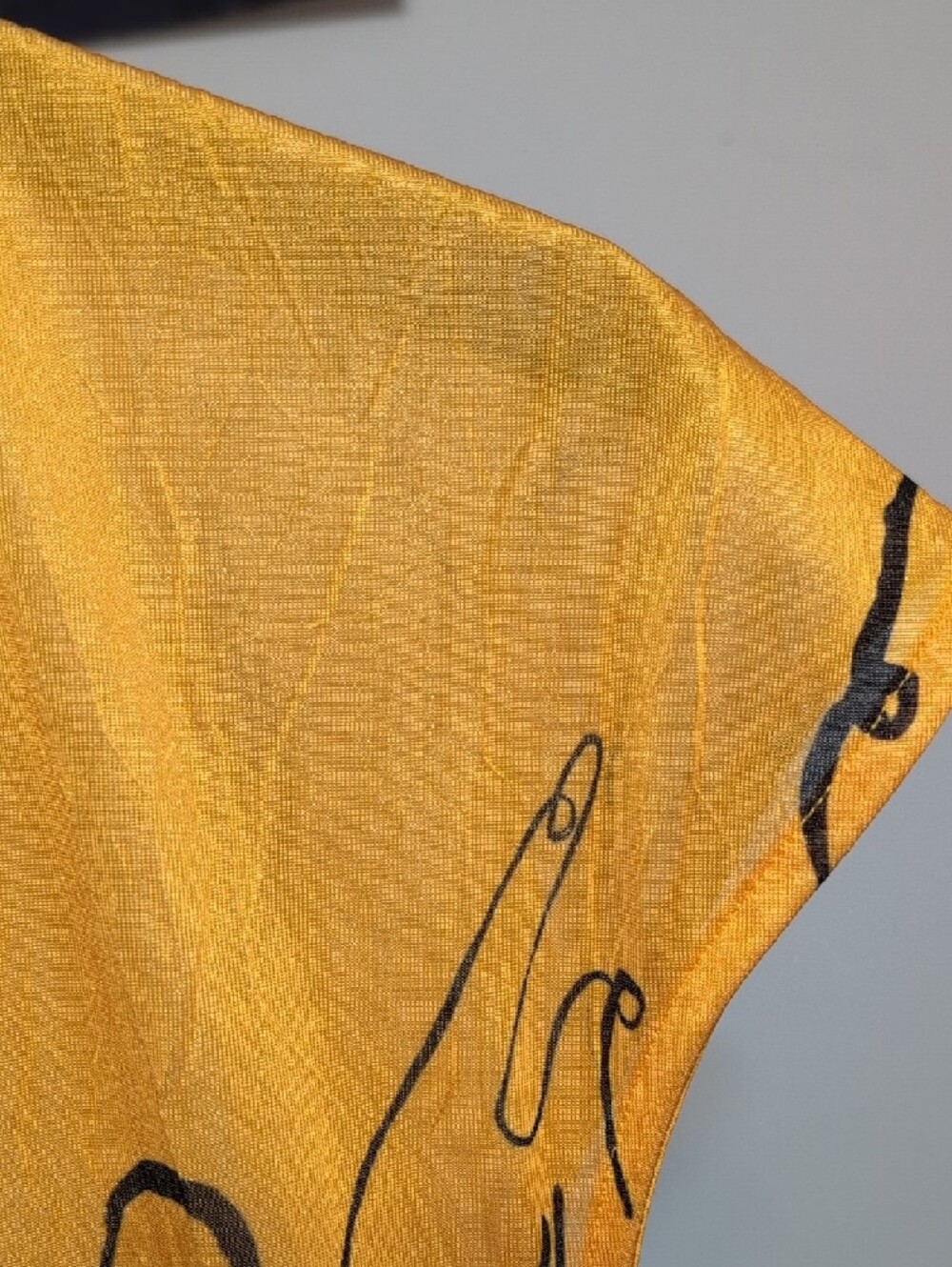 Zara Yellow Printed Cap-Sleeve Maxi Dress - Picture 2 of 11
